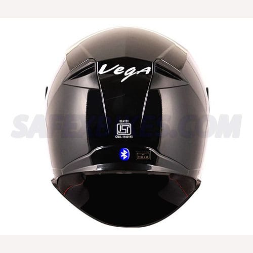 FULL FACE HELMET EVO BT BLACK HELMET M VEGA Motorcycle Parts